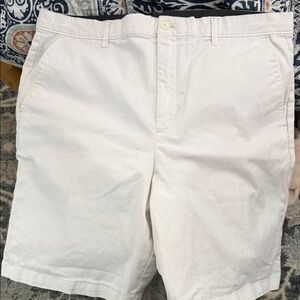 Calvin Klein Men's White Flat Front Shorts